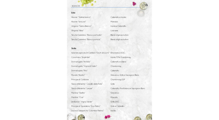 Menu pagina 4